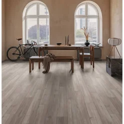 Laminat 'Rockford Oak' eichefarben grau 8 mm