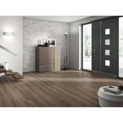 Laminat 'Savanne' Eiche Bodman graubraun 7 mm