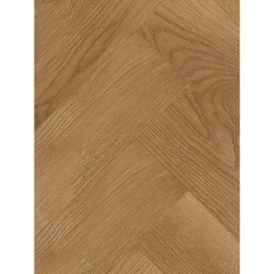 Laminat 'Ville Carrito' Fischgrät Eiche goldfarben 8 mm