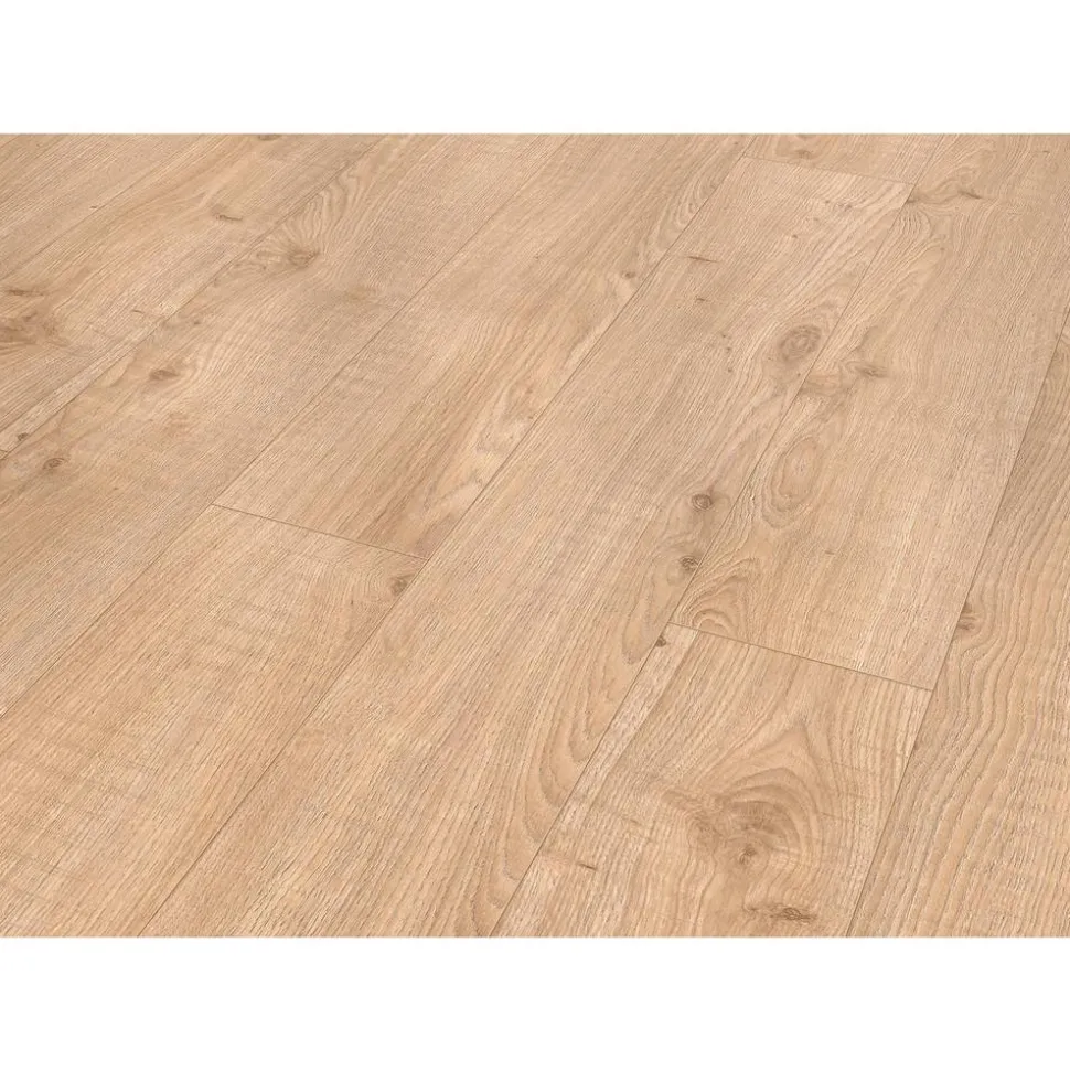Laminat '832-4 XL WR' Eiche sägerau natur wasserresistent 8 mm