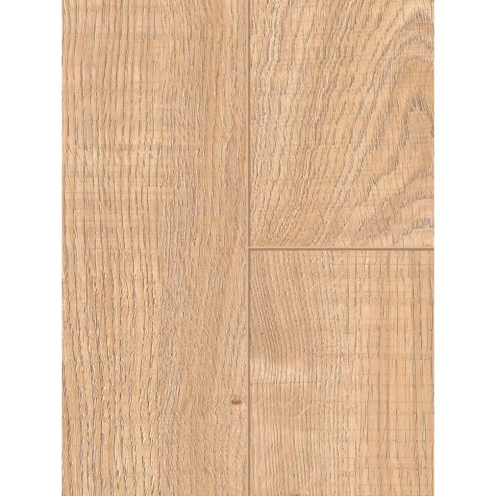 Laminat '832-4 XL WR' Eiche sägerau natur wasserresistent 8 mm