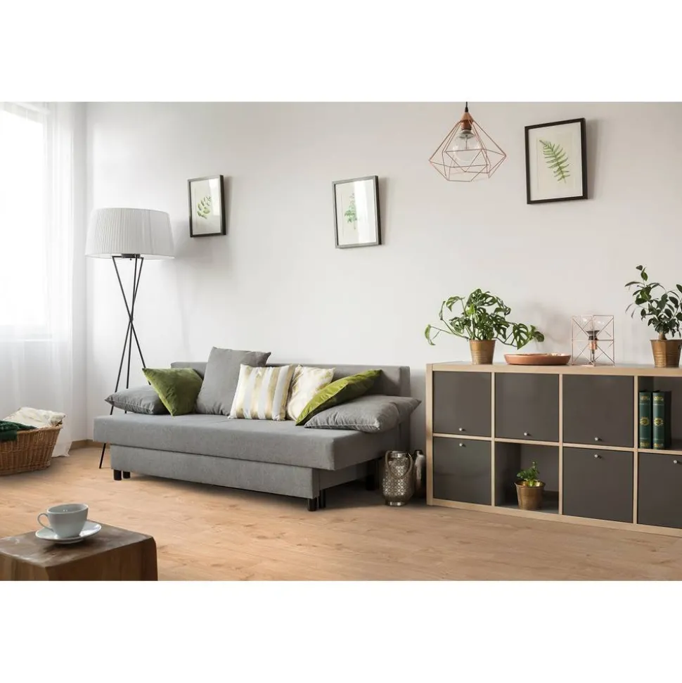 Laminat '832-4 XL WR' Eiche sägerau natur wasserresistent 8 mm