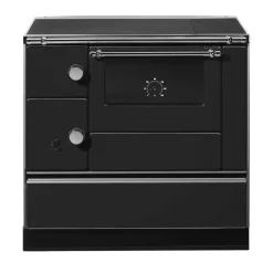Landhausherd 'K76 90' rechts schwarz 7,3 kW