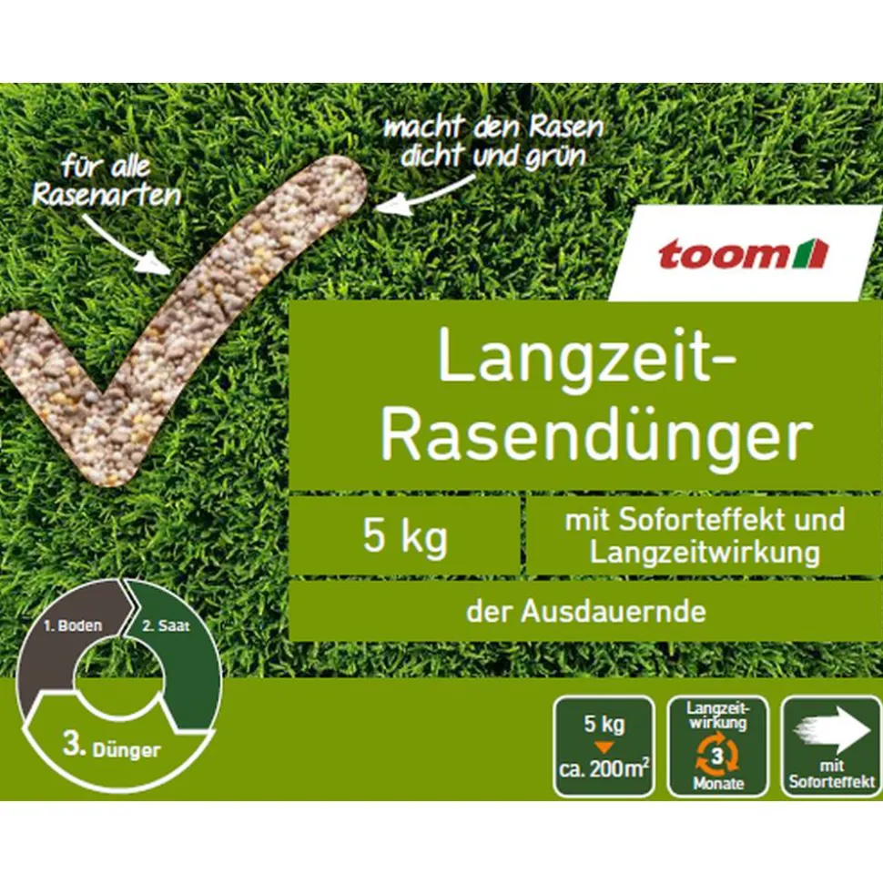 Langzeit-Rasendünger 5 kg