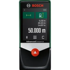 Laser-Entfernungsmesser 'AdvancedDistance 50C' mit Aufbewahrungshülle und Batterien