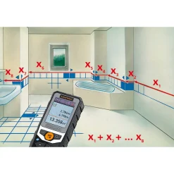 Laser-Entfernungsmesser 'DistanceMaster Plus 80' mit Tasche