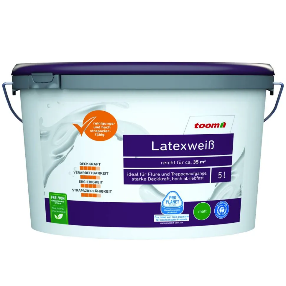 Latexweiß matt 5 l