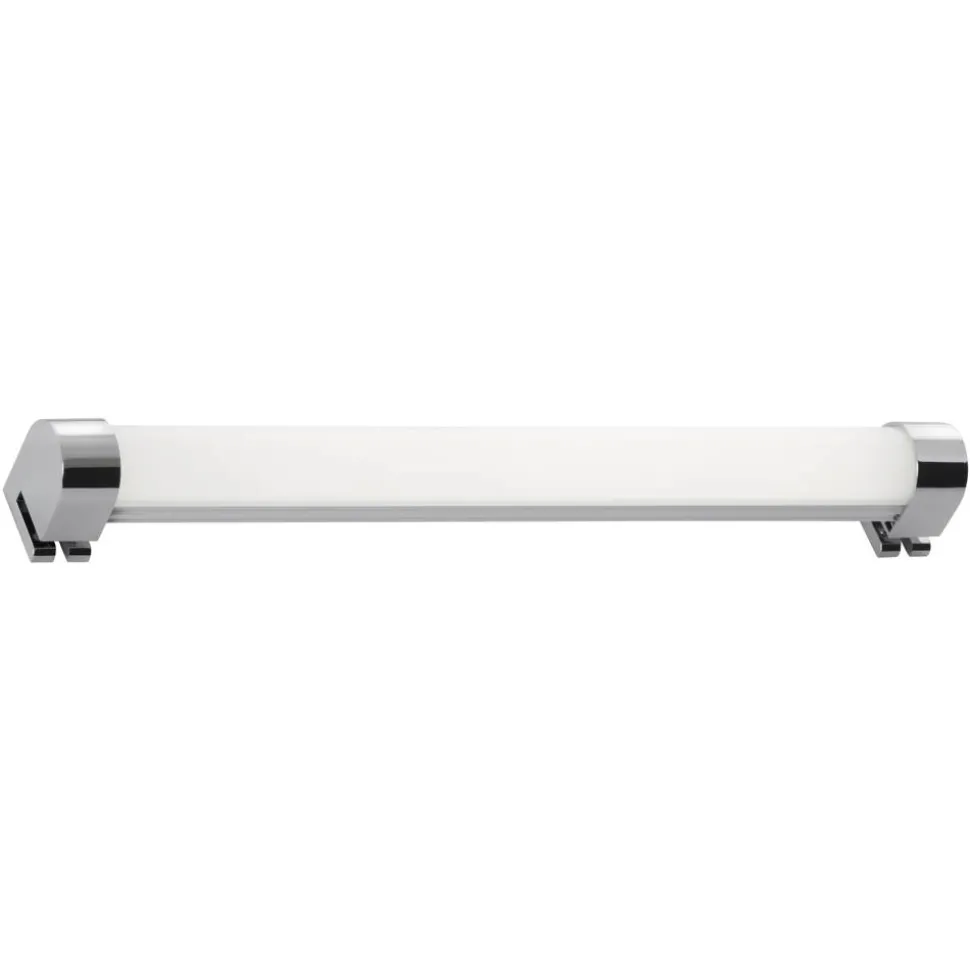 LED Bad-Wandleuchte - chromfarben - 8W