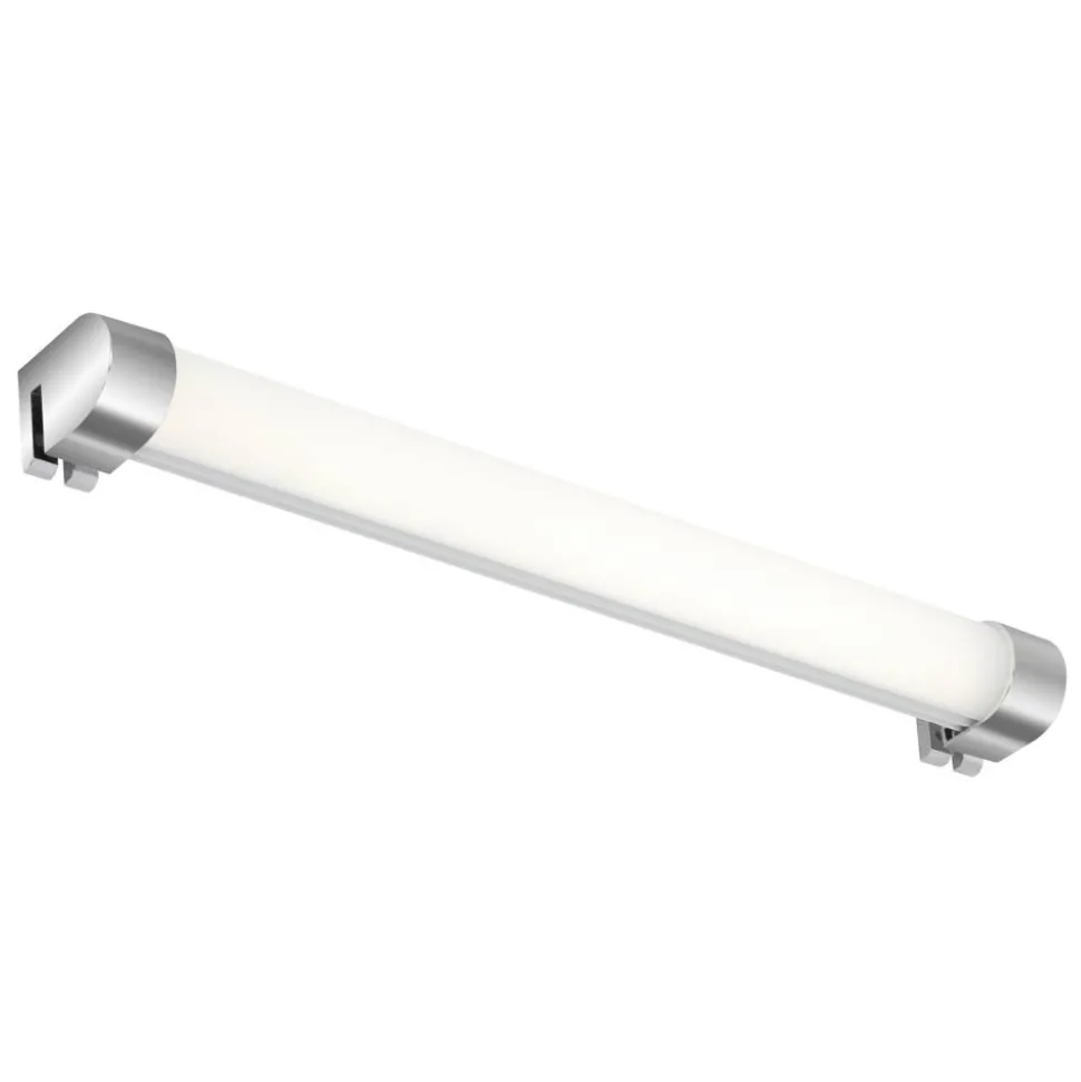 LED Bad-Wandleuchte - chromfarben - 8W