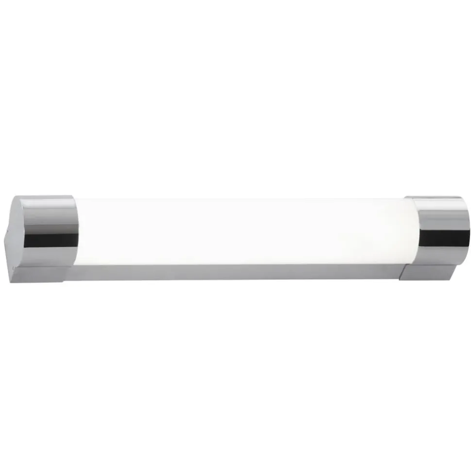 LED Bad-Wandleuchte - chromfarben - 8W