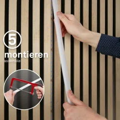 LED Stripe Ergänzungs-Set 'Pimp your Panel' on/off 500 lm 3000 K 2,6 m 230V geeignet für Akustikpaneele