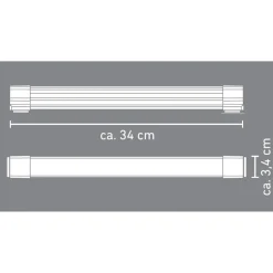 LED-Akku-Unterbauleuchte weiß 5,5 W 34 cm