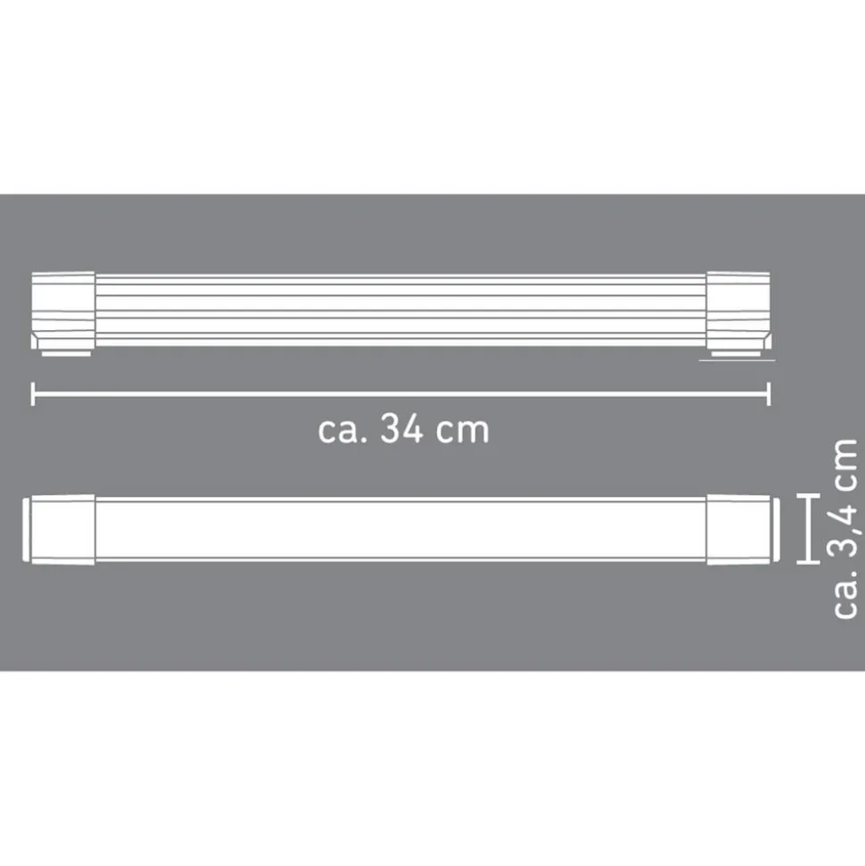 LED-Akku-Unterbauleuchte weiß 5,5 W 34 cm