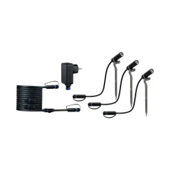 LED-Außenleuchte 'Plug & Shine - Plantini' anthrazit IP65 2,5 W 24 V