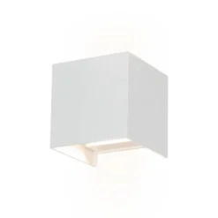 LED-Außenwandleuchte 'Pula' weiß 10 x 10 x 10 cm