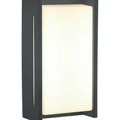 LED-Außenwandleuchte 'Rosario' schwarz 7,4 x 12,9 x 23,3 cm