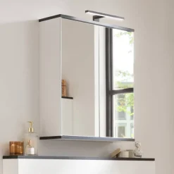 LED-Aufsatzleuchte 'TE-A' schwarz matt 4,5 W 30 cm