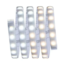LED-Basisset 'MaxLED' 1,5 m 10 W 750 lm warmweiß-kaltweiß, silber