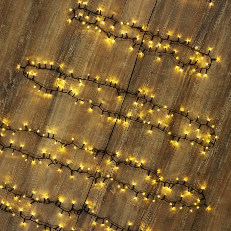 LED-Baummantel-Lichterkette 500 LEDs warmweiß 6 Stränge 150 cm