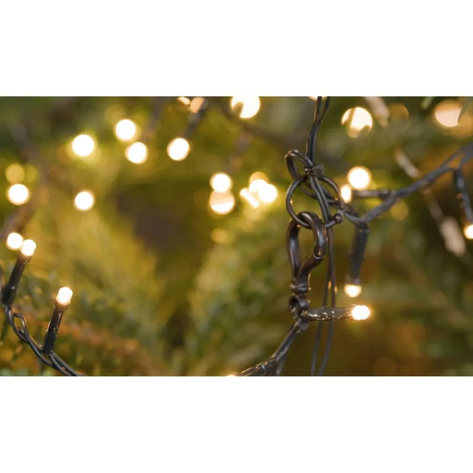 LED-Baummantel-Lichterkette 500 LEDs warmweiß 6 Stränge 150 cm