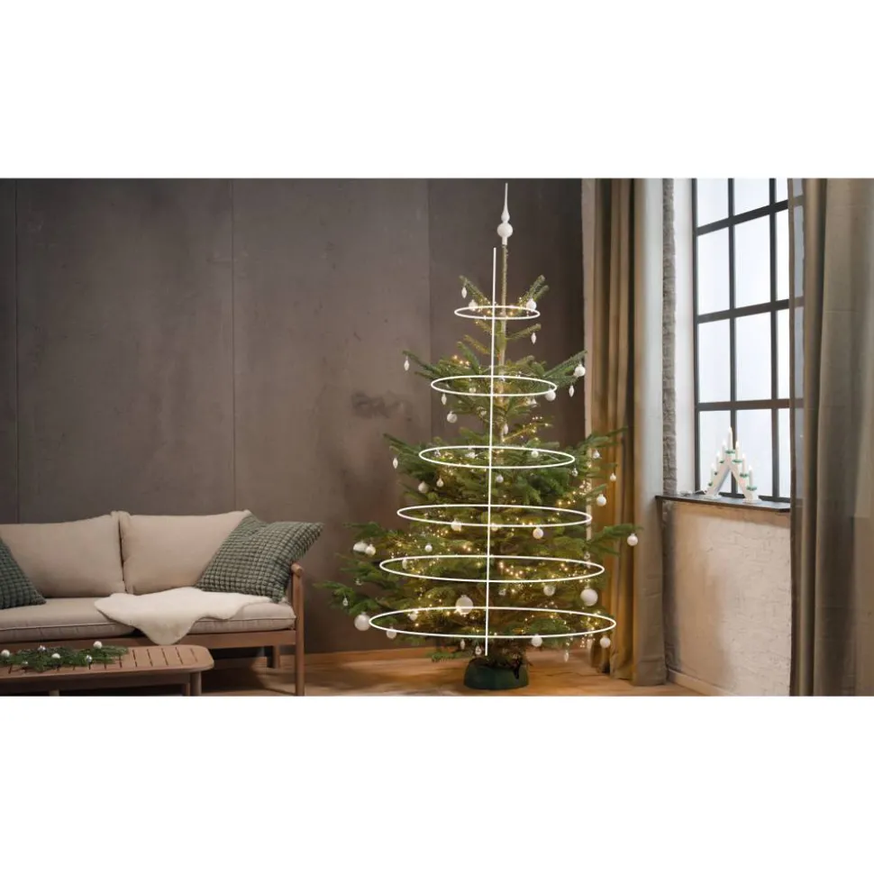 LED-Baummantel-Lichterkette 500 LEDs warmweiß 6 Stränge 150 cm