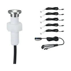 LED-Beleuchtung 'Plug & Shine MicroPen II'-Set silbern