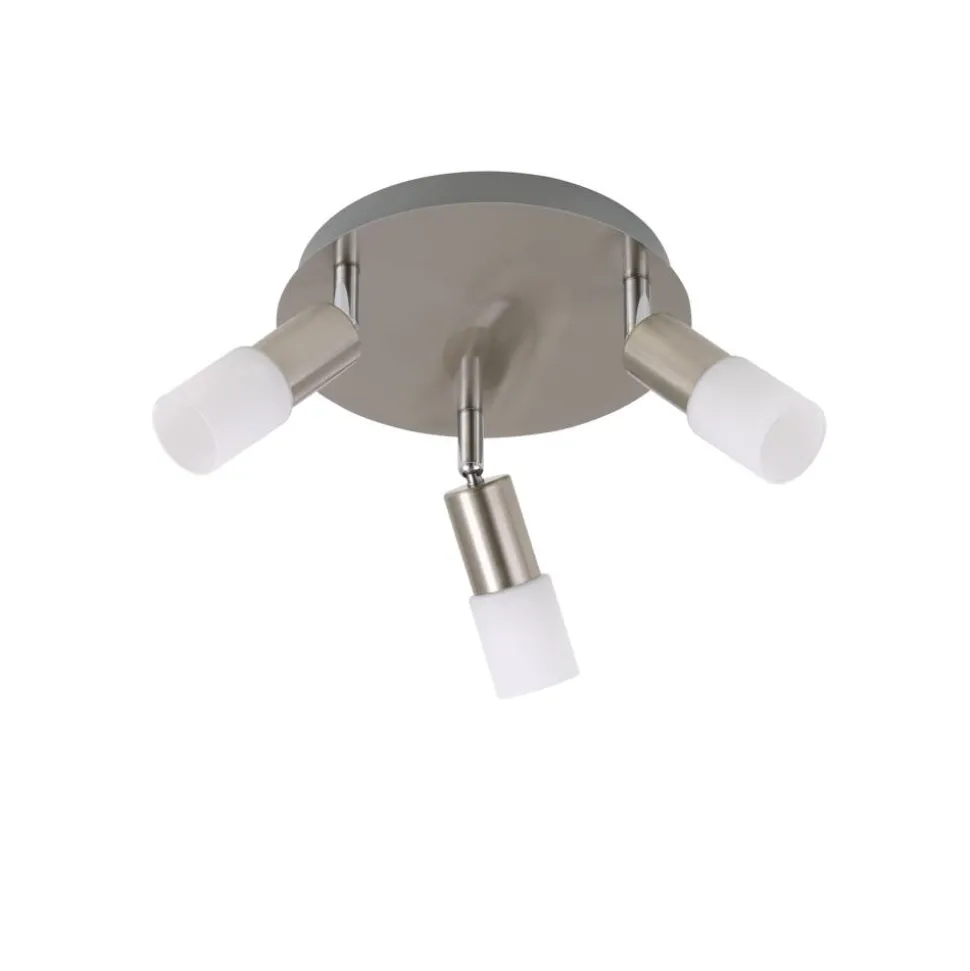 LED-Deckenleuchte 'Emma' silbern 3-flammig Ø 20 x 7,8 cm