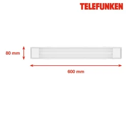 LED-Deckenleuchte 'MAAT' weiß 24 W 60 x 8 x 5 cm