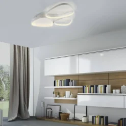 LED-Deckenleuchte 'Pebbles' 70 x 47 cm weiß