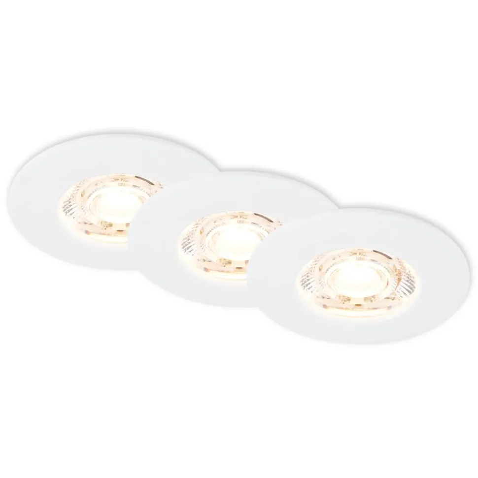LED-Einbauleuchten-Set 'Kulana Mini' weiß Ø 6,5 cm 3,6W 350 lm 3 Stück