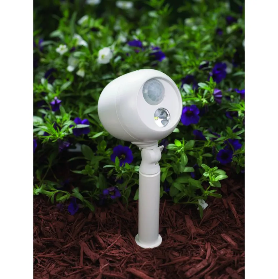 LED-Erdspieß 'MB120' weiß