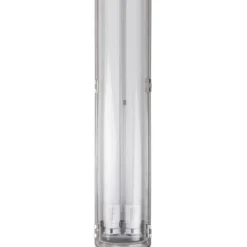LED-Feuchtraumleuchte grau 2 x 10 W 1800 lm G13 4000 K IP 65