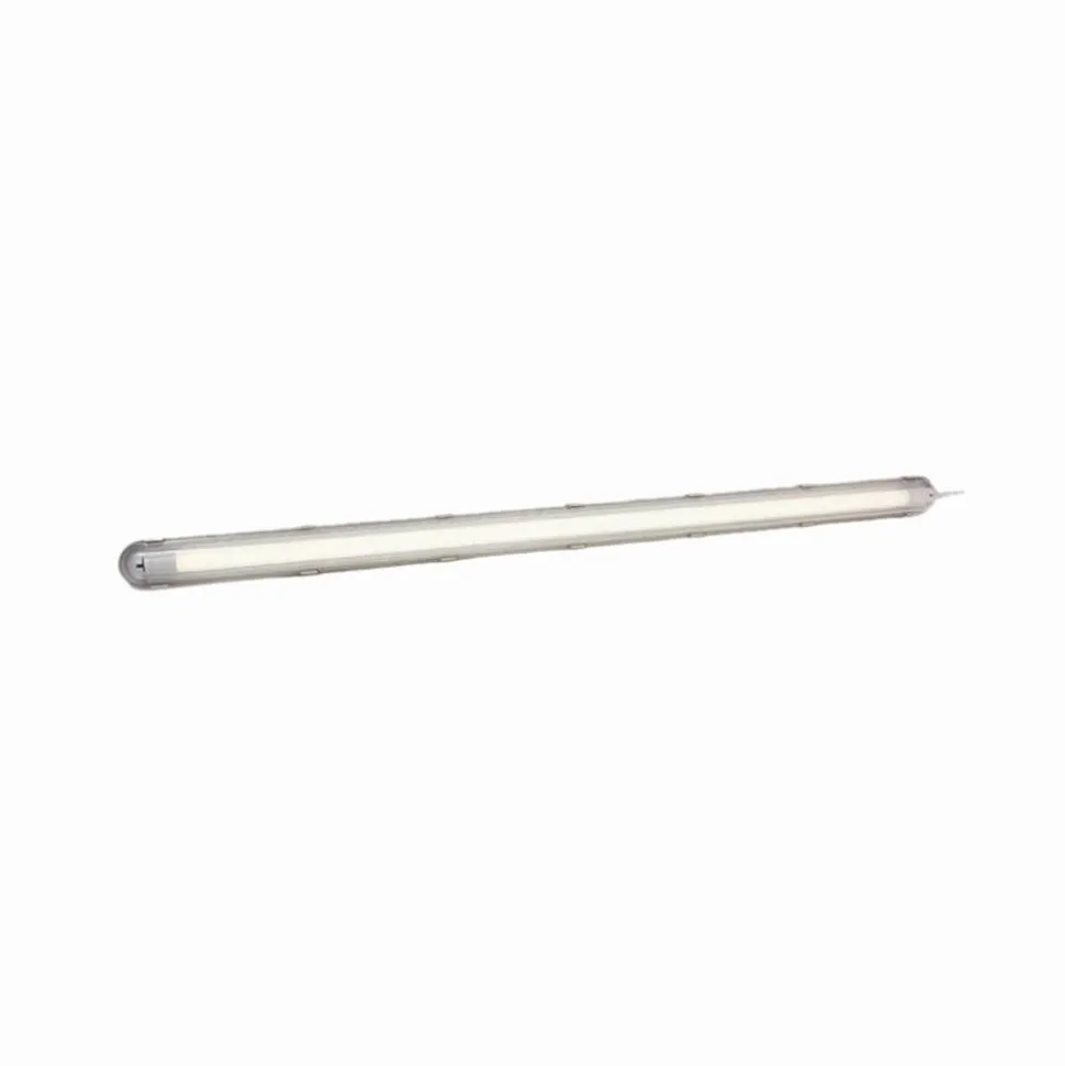 LED-Feuchtraumleuchte grau 18 W 1980 lm G13 4000 K IP 65