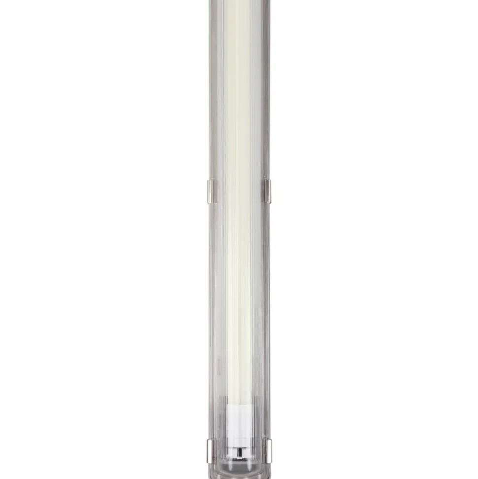 LED-Feuchtraumleuchte grau 24 W 2400 lm G13 4000 K IP 65