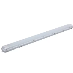 LED-Feuchtraumleuchte T8 grau 2 x 18 W 3600 lm G13 4000 K IP 65