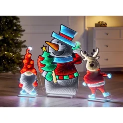 LED-Figur Elch mit Timer 165 LEDs 85 cm