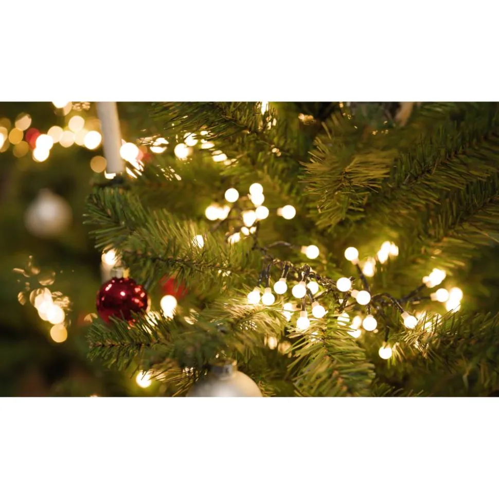 LED-Globe-Lichterkette 380 LEDs warmweiß 300 cm