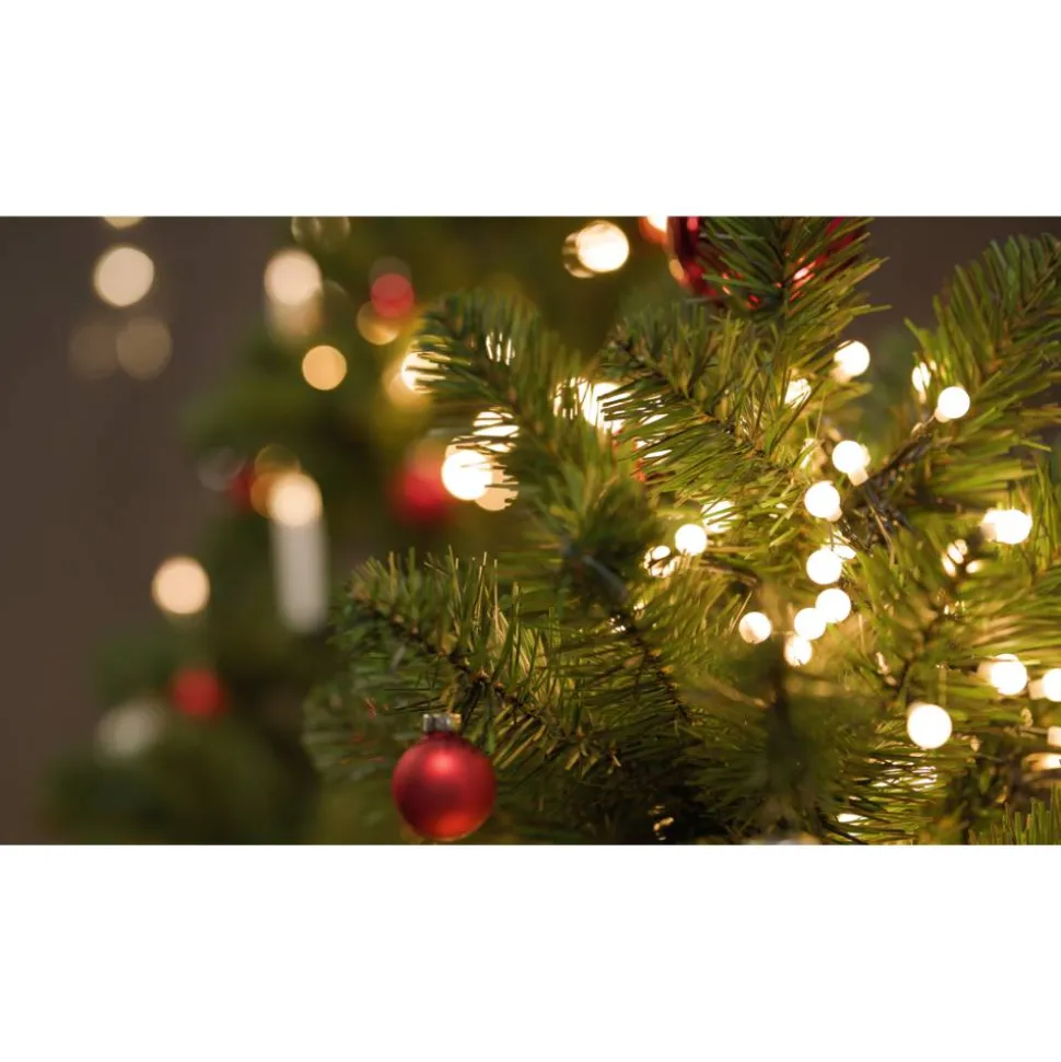 LED-Globe-Lichterkette 380 LEDs warmweiß 300 cm