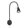 LED-Leseleuchte 'Tusa' schwarz 45 x 8 x 20,5 cm 400 lm