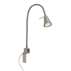 LED-Leseleuchte 'Tuso' nickel matt 40,3 x 21,7 cm