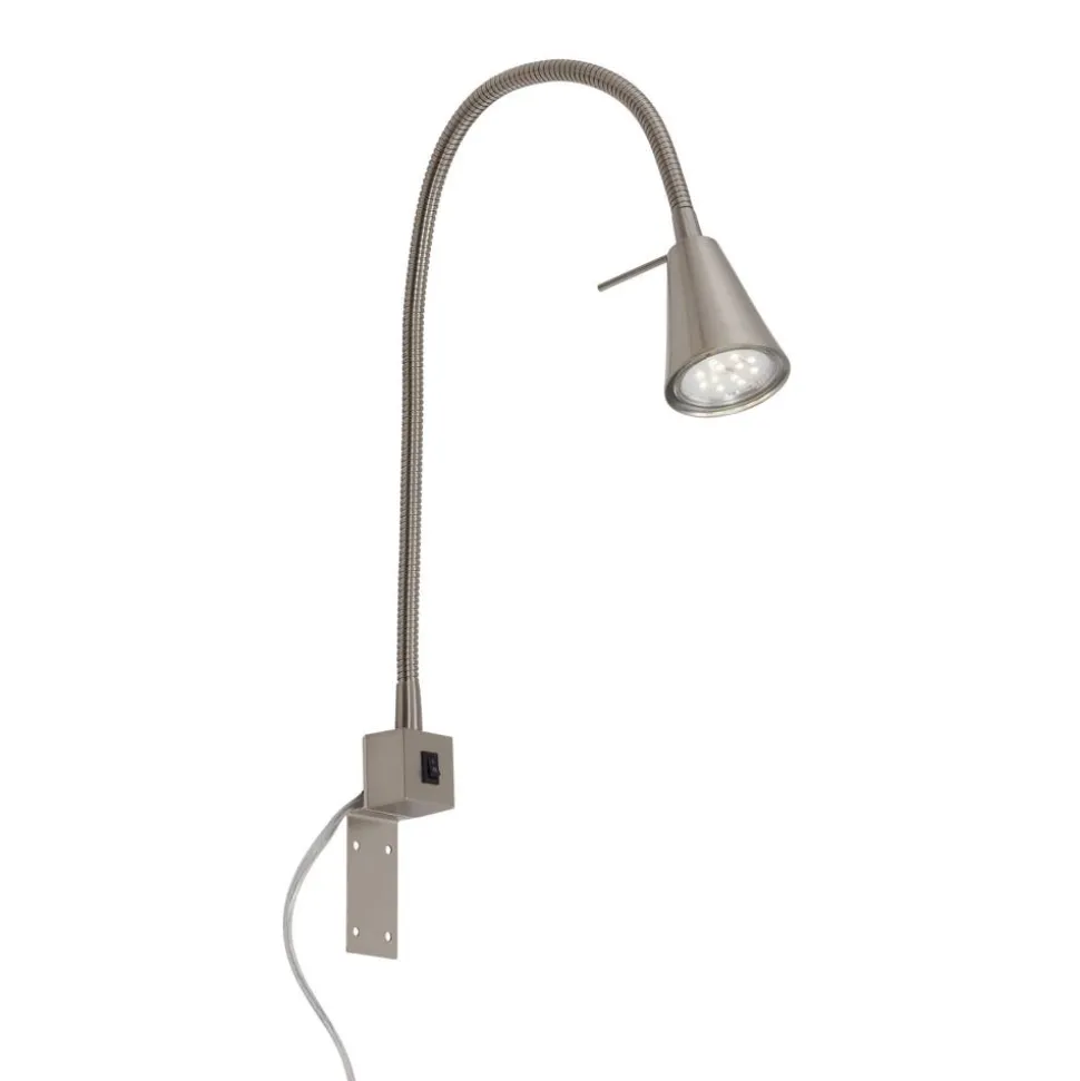 LED-Leseleuchte 'Tuso' nickel matt 40,3 x 21,7 cm