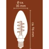 LED-Leuchtmittel E14 2 W 100 lm
