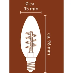 LED-Leuchtmittel E14 2 W 100 lm