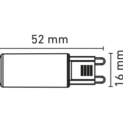 LED-Leuchtmittel G9 2,5 W 350 lm