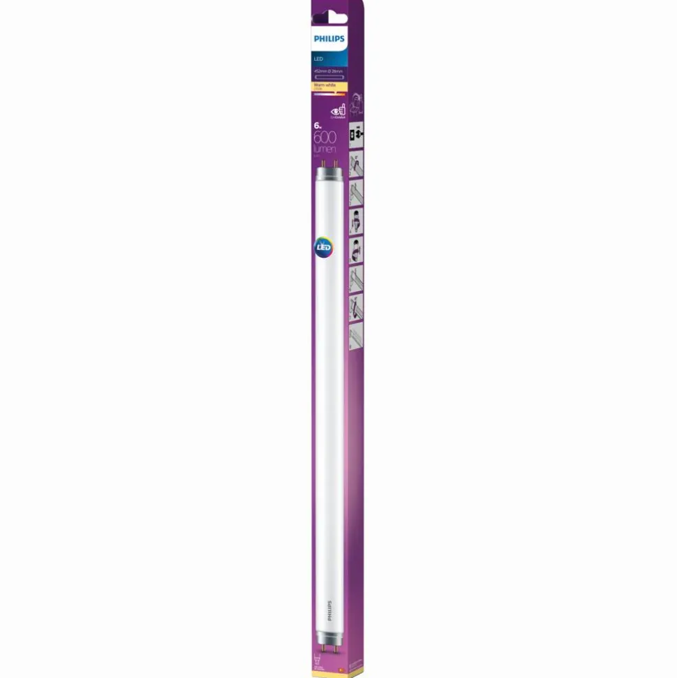 LED-Leuchtröhre T8 G13 6 W 600 lm 450 mm matt