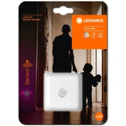 LED-Nachtlicht 'Lunetta Square' weiß Bewegungssensor RGB 62 x 62 mm