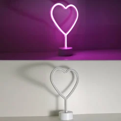 LED-Neon-Bild 'Herz' mehrfarbig 20 x 30 x 8,5 cm