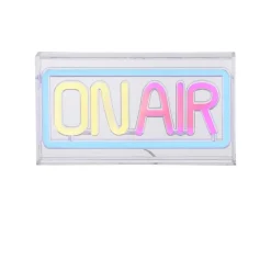 LED-Neon-Bild 'On Air' mehrfarbig 23 x 12,7 x 4 cm