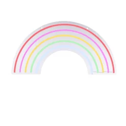 LED-Neon-Bild 'Rainbow' mehrfarbig 63 x 32 x 1,5 cm