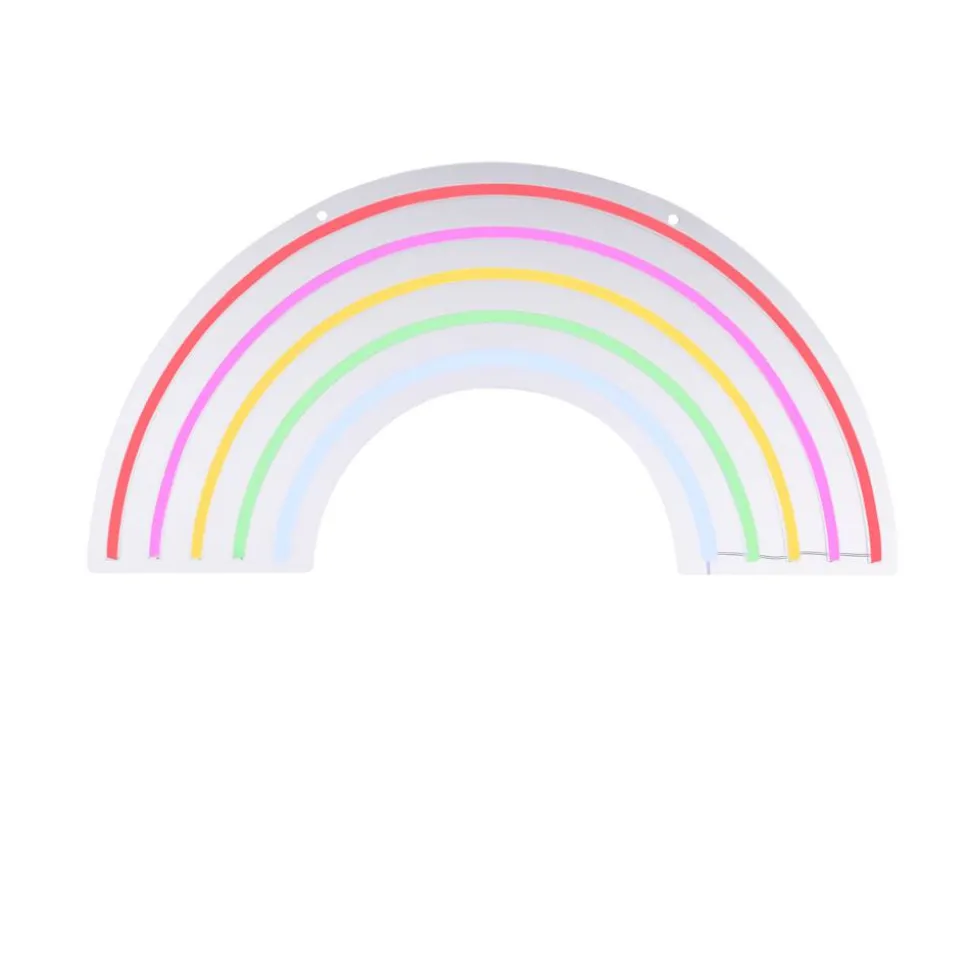 LED-Neon-Bild 'Rainbow' mehrfarbig 63 x 32 x 1,5 cm